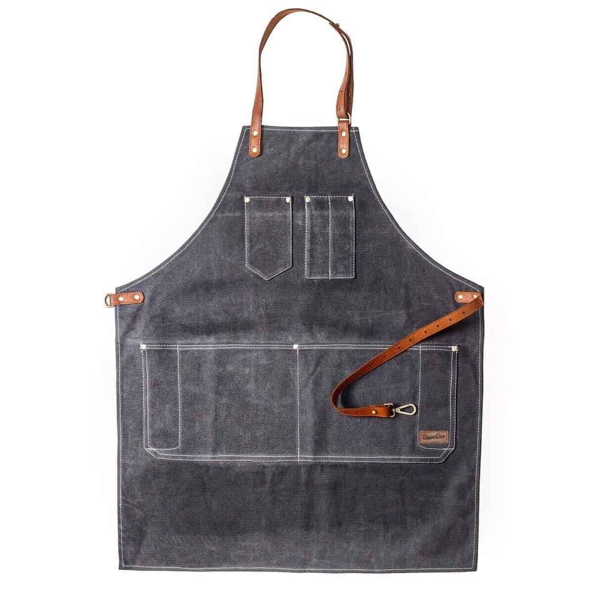 Charcoal_Apron DAPPER DAN APRON CHARCOAL - Image 1