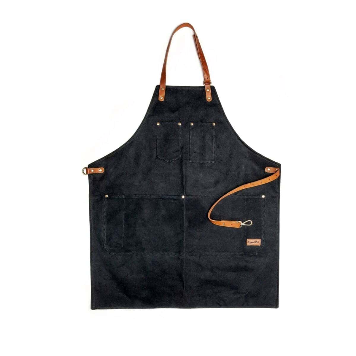 washed_black_Apron DAPPER DAN APRON BLACK - Image 1