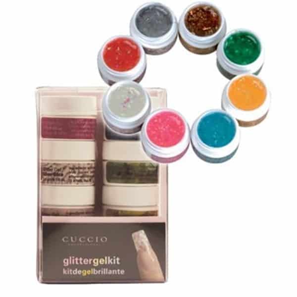 8-gel-glitter-85ml CUCCIO 8 ΕΓΧΡΩΜΑ ΤΖΕΛ ΜΕ ΓΚΛΙΤΕΡ 8x5ml - Image 1