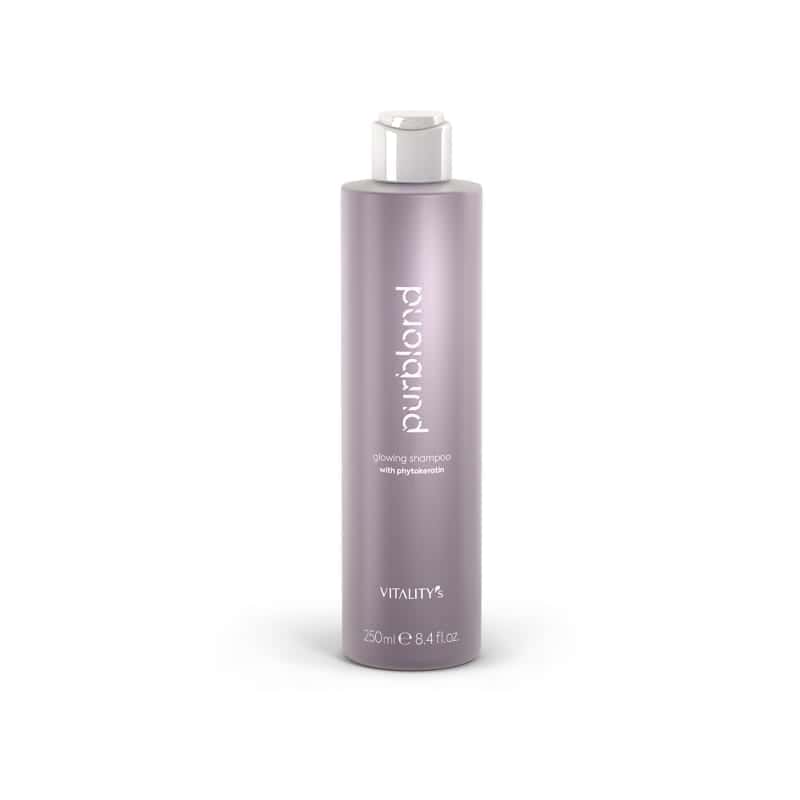 Glowing Shampoo 250ml PURBLOND GLOWING SHAMPOO 250ml VITALITY'S - Image 1