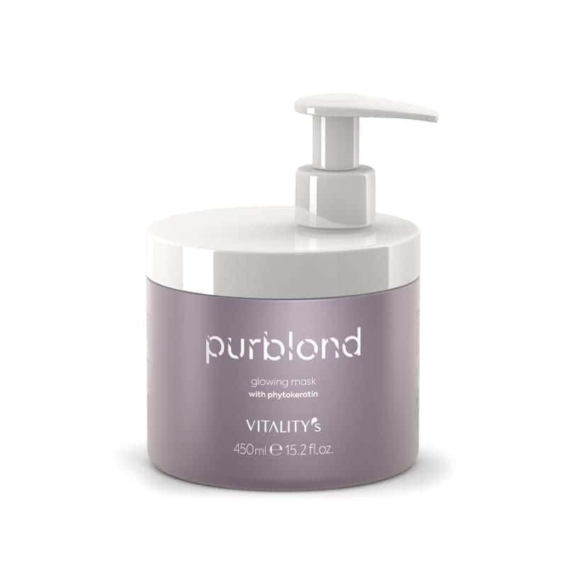 Glowing mask 450 PURBLOND GLOWING MASK 450ml VITALITY'S - Image 1
