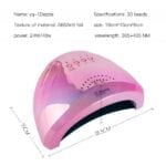 ΦΟΥΡΝΑΚΙ LED SUNone 48W ΜΕΤΑΛΛΙΚΟ ΜΠΛΕ - Image 3