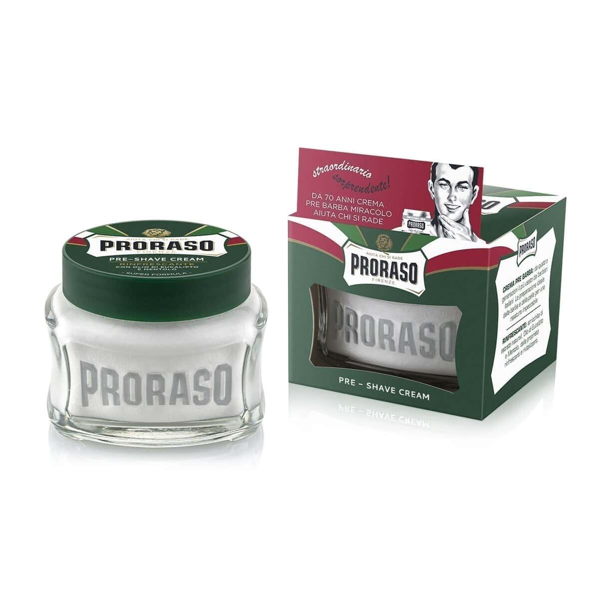 Proraso Pre Shave Cream REFRESHING (100ml) - With box PRORASO PRE-SHAVE CREAM ΕΥΚΑΛΥΠΤΟΣ 100ml - Image 1