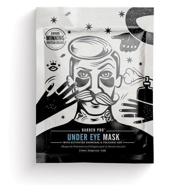 barber pro under eye BARBER PRO UNDER EYE MASK (ACTIVATED CHARCOAL & VOLCANIC ASH) - Image 1