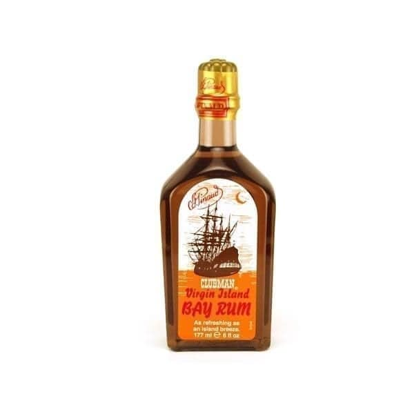 bay rum 177ml PINAUD CLUBMAN VIRGIN ISLAND BAY RUM AFTER SHAVE/COLOGNE - 177ml - Image 1