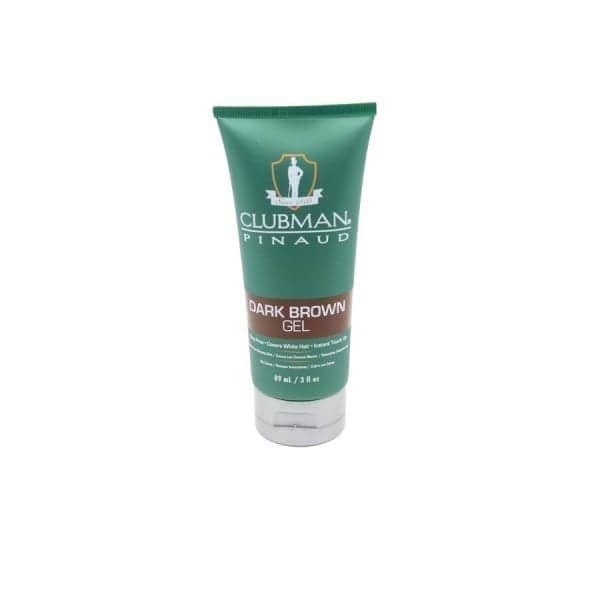 dark brown gel CLUBMAN PINAUD TEMPORARY COLOUR DARK BROWN GEL 89ml - Image 1