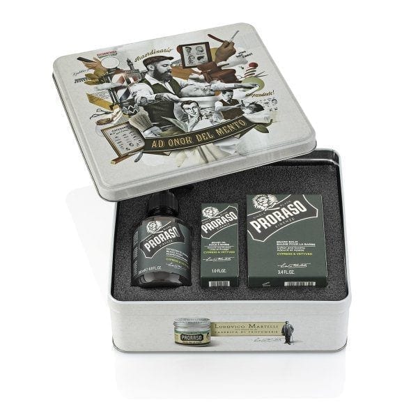 4798 PRORASO CYPRESS & VETYVER BEARD CARE KIT - Image 1