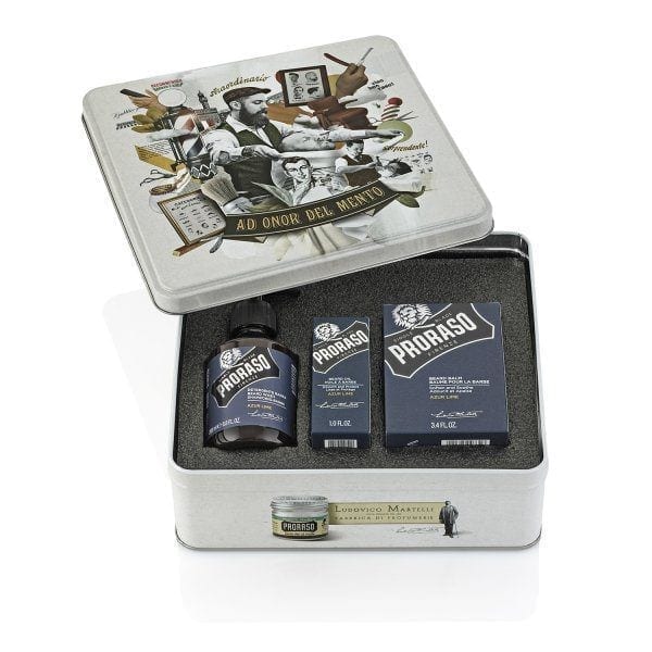 4802 PRORASO AZUR LIME BEARD CARE KIT - Image 1