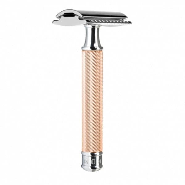 MUEHLE R89 ΠΑΡΑΔΟΣΙΑΚΟ ΔΙΠΛΟ ΞΥΡΑΦΙ ROSE GOLD (CLOSED COMB) MUEHLE R89 ΠΑΡΑΔΟΣΙΑΚΟ ΔΙΠΛΟ ΞΥΡΑΦΙ ROSE GOLD (CLOSED COMB) - Image 1