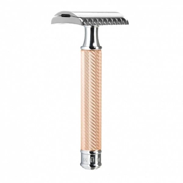 MUEHLE R41 ΠΑΡΑΔΟΣΙΑΚΟ ΔΙΠΛΟ ΞΥΡΑΦΙ ROSE GOLD (OPEN COMB) MUEHLE R41 ΠΑΡΑΔΟΣΙΑΚΟ ΔΙΠΛΟ ΞΥΡΑΦΙ ROSE GOLD (OPEN COMB) - Image 1