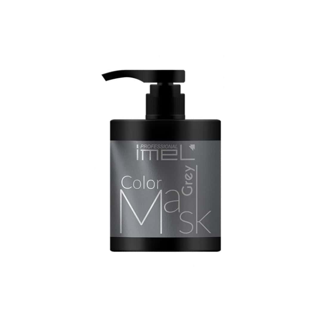 imel grey final IMEL ΜΑΣΚΑ ΜΑΛΛΙΩΝ ΜΕ ΧΡΩΜΑ - GREY 500ml - Image 1