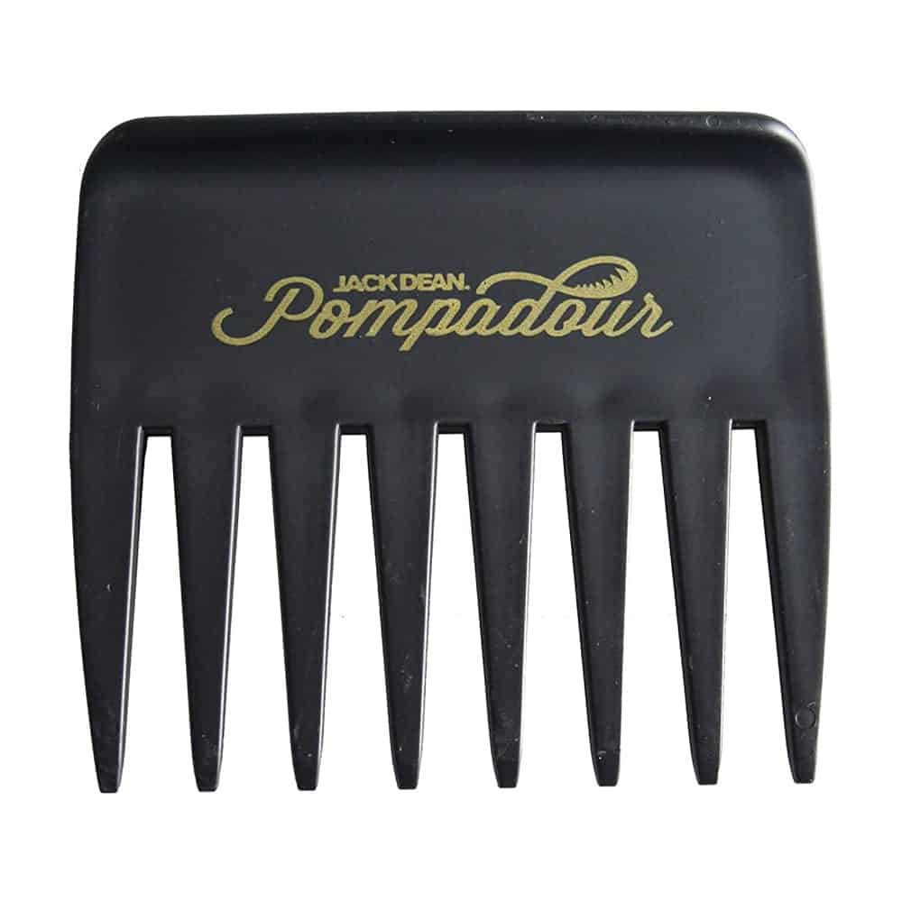 Jack dean pompadour 8 teeth black DENMAN JACK DEAN POMPADOUR 8 TEETH BLACK - Image 1