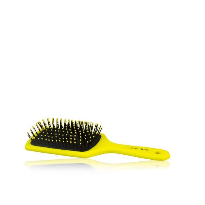 c824g_spazzola_pneumatica_piatta_giallo_gettin_fluo LABOR PRO ΒΟΥΡΤΣΑ ΠΛΑΚΕ ΜΑΛΛΙΩΝ FLUO ΚΙΤΡΙΝΗ - Image 1