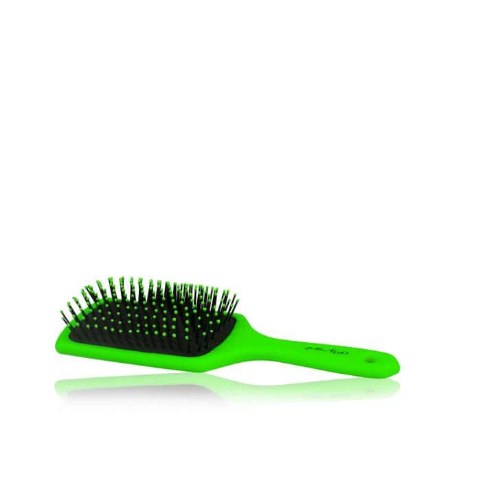 c824v_spazzola_pneumatica_piatta_verde_gettin_fluo LABOR PRO ΒΟΥΡΤΣΑ ΠΛΑΚΕ ΜΑΛΛΙΩΝ FLUO ΠΡΑΣΙΝΗ - Image 1