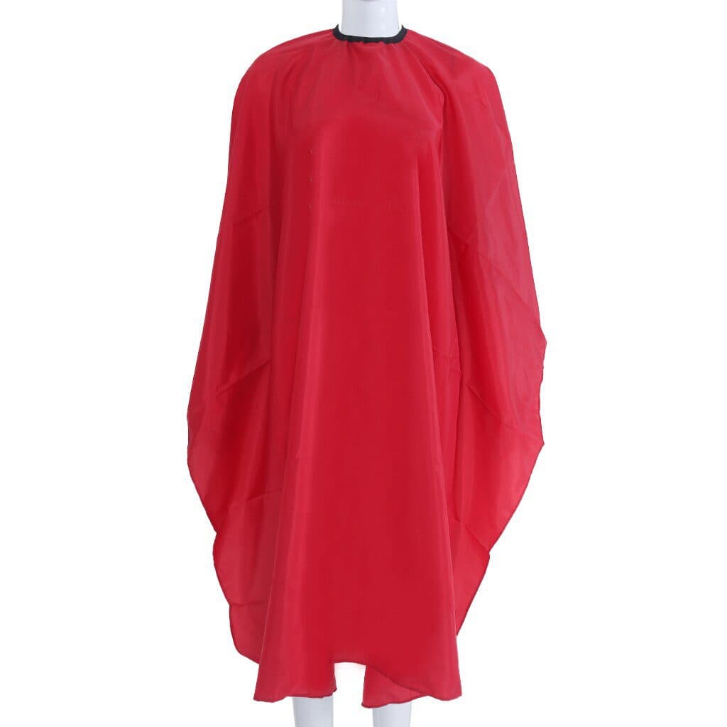 1PC-Pro-Adult-Waterproof-Salon-Hair-Cut-Hairdressing-Barbers-Cape-Gown-Cloth-X7YB (1) ΜΠΕΡΤΑ ΚΟΜΜΩΤΗΡΙΟΥ ΚΟΚΚΙΝΗ 8PKK - Image 1