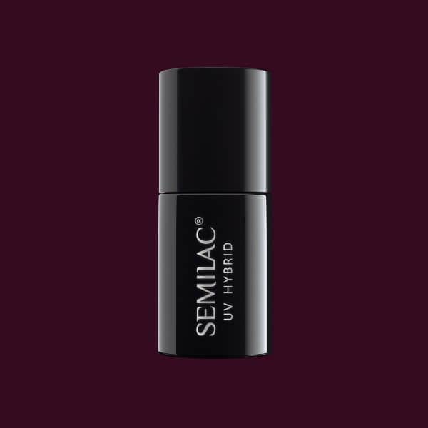 076_uv_hybrid_semilac_black_coffee_7ml_7 ΗΜΙΜOΝΙΜΟ ΒΕΡΝIΚΙ SEMILAC 076 BLACK COFFEE 7ml - Image 1