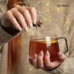 ΗΜΙΜOΝΙΜΟ ΒΕΡΝIΚΙ SEMILAC 328 CHILLED BEIGE SHIMMER 7ml - Image 3