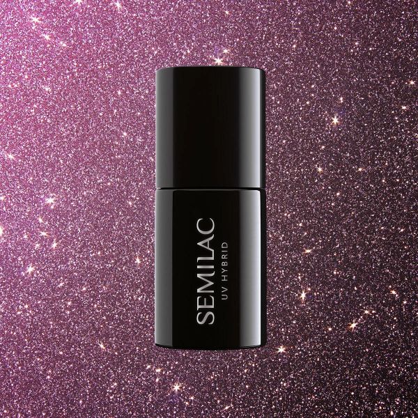 331_black ΗΜΙΜOΝΙΜΟ ΒΕΡΝIΚΙ SEMILAC 331 BLINK PINK 7ml - Image 1