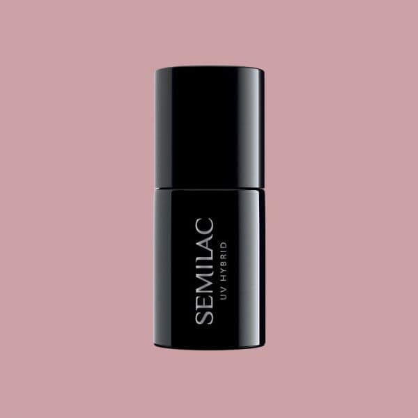 372 ΗΜΙΜOΝΙΜΟ ΒΕΡΝIΚΙ SEMILAC 372 SANDAL TREE PINK 7ml - Image 1