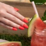ΗΜΙΜOΝΙΜΟ ΒΕΡΝIΚΙ SEMILAC 570 NEON WATERMELON 7ml - Image 2