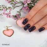 ΗΜΙΜOΝΙΜΟ ΒΕΡΝIΚΙ SEMILAC 394 SPARKLING MIDNIGHT DATE 7ml - Image 4
