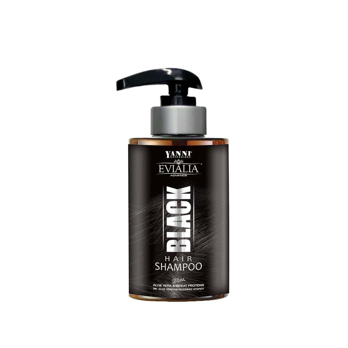 10069 EVIALIA BLACK SHAMPOO ΧΡΩΜΟΣΑΜΠΟΥΑΝ 300ml - Image 1