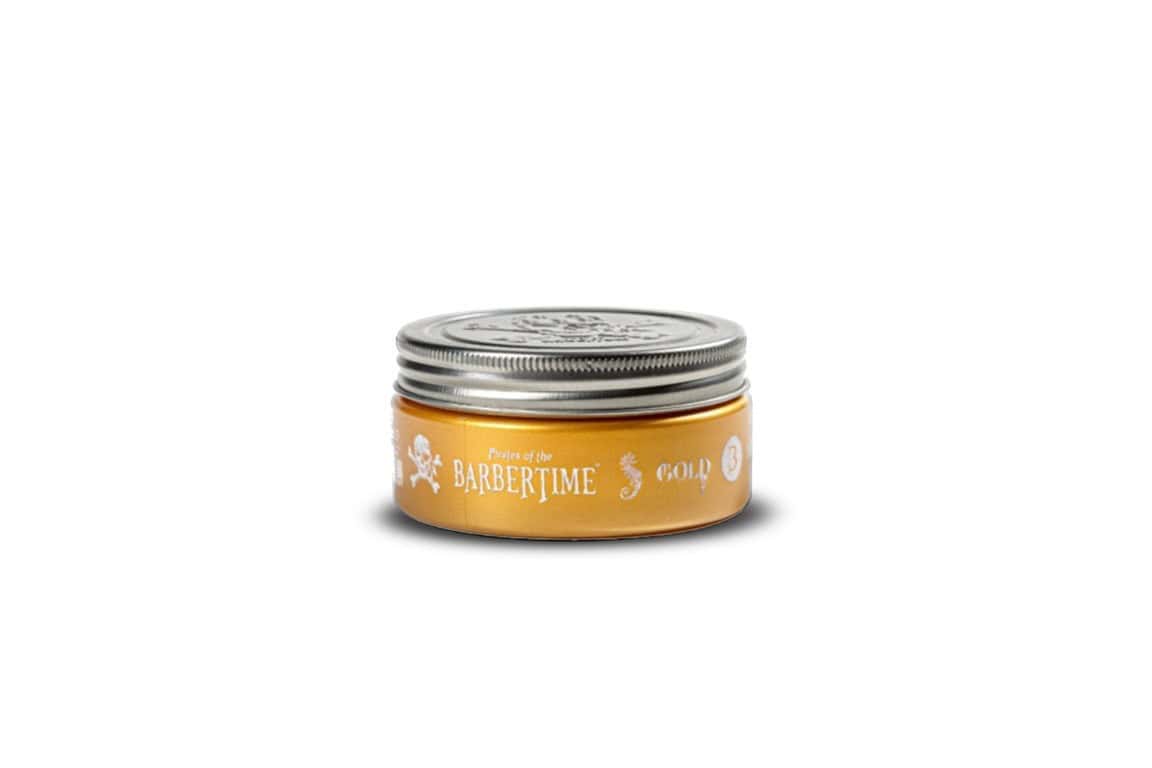 BARBERTIME GOLD SHINE POMADE 150ml χρυσή πομάδα μαλλιών BARBERTIME 150ml