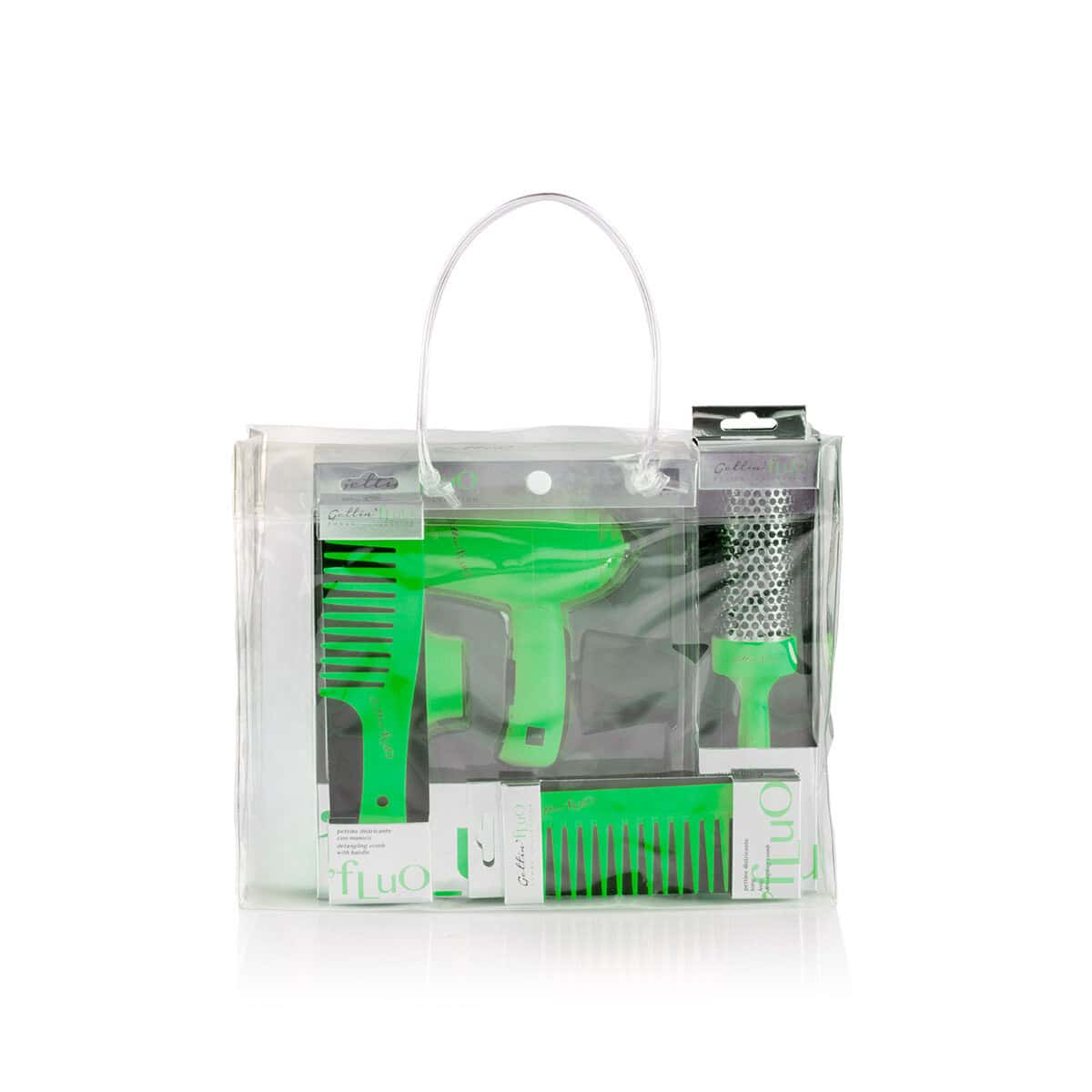 c1c2fd48-f08c-454d-9a6c-2513ff75475f LABOR PRO GIFT KIT ΣΕΤ ΠΙΣΤΟΛΑΚΙ ΒΟΥΡΤΣΑ & 2 ΧΤΕΝΕΣ FLUO ΠΡΑΣΙΝΟ - Image 1