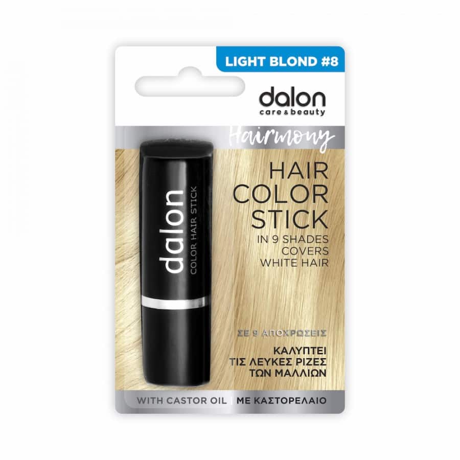 HAIRMONY_HAIR_STICK_8-900x900 Hairmony Hair Color Stick - Light Blond #8 - Image 1