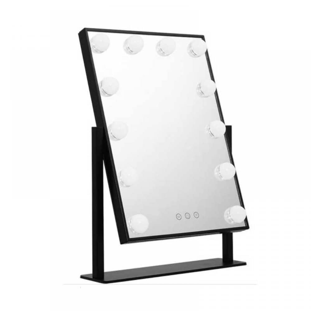 ΚΑΘΡΕΠΤΗΣ ΜΑΚΙΓΙΑΖ LED MAKEUP MIRROR LED 35X45CM BLACK ΚΑΘΡΕΠΤΗΣ ΜΑΚΙΓΙΑΖ LED MAKEUP MIRROR LED 35X45CM BLACK