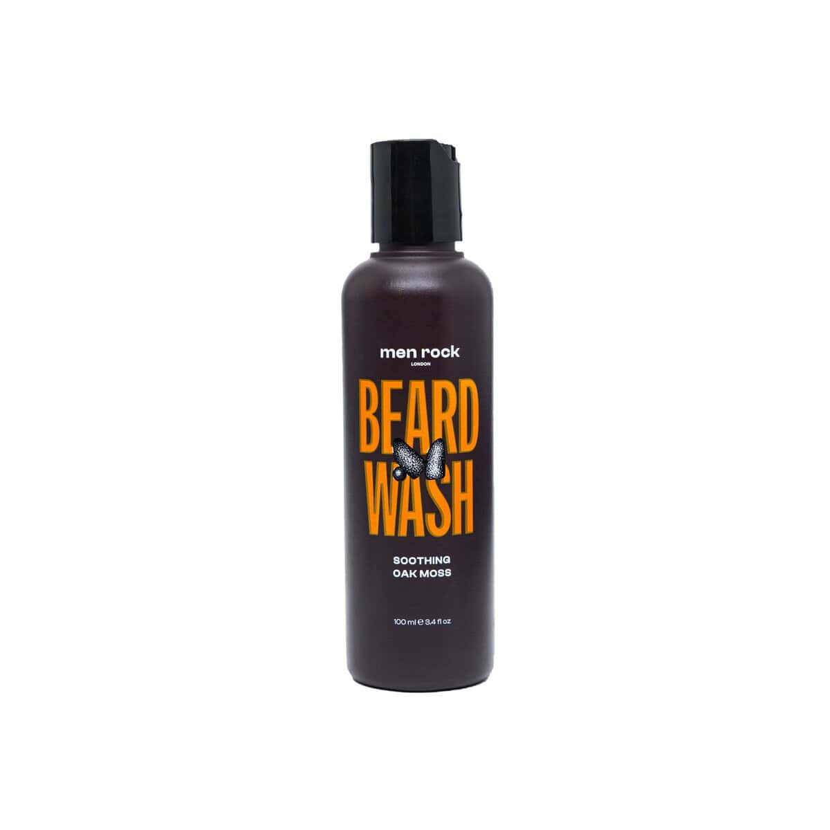 Men Rock Oak Moss Beard Wash_front Σαμπουάν για Μούσια Beard Wash Oak Moss 100ml MEN ROCK - Image 1