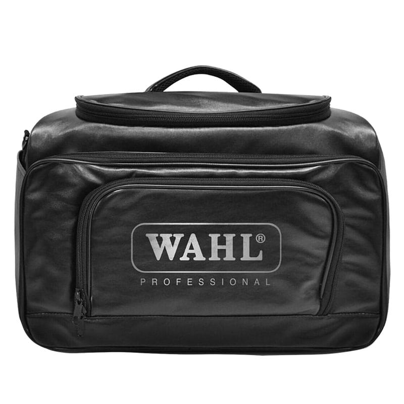 wahl-large-bag WAHL ΤΣΑΝΤΑ ΩΜΟΥ ΔΕΡΜΑΤΙΝΗ ΜΑΥΡΗ - Image 1