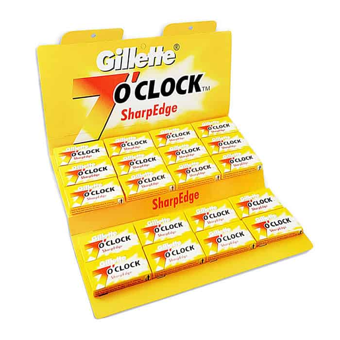 7oclockgialle_700 ΑΝΤΑΛΛΑΚΤΙΚΑ ΞΥΡΑΦΑΚΙΑ GILLETTE 100τεμ 7 O clock Yellow - Image 1
