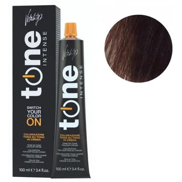 ezgif.com-gif-maker (73) VITALITY'S TONE INTENSE 5/9i DARK GOLDEN COPPER BLONDE 100ML - Image 1