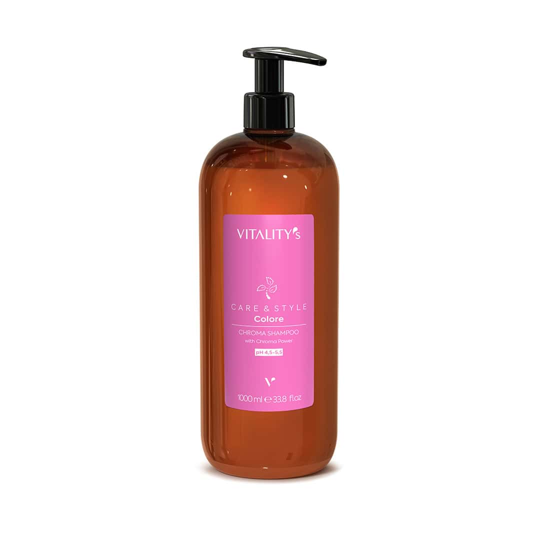 chroma shampoo 1000ml VITALITY'S ΣΑΜΠΟΥΑΝ CHROMA C&S 1000 ML - Image 1