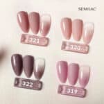 ΗΜΙΜOΝΙΜΟ ΒΕΡΝIΚΙ SEMILAC SHIMMER DUST BEIGE 320 7ML - Image 4