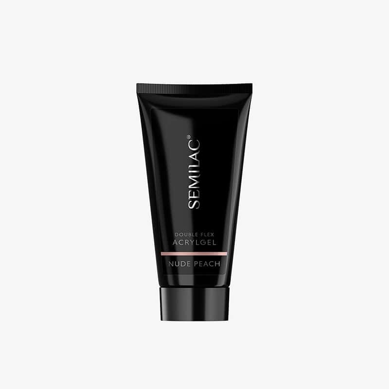 3semilac-double-flex-acrylgel-nude-peach-60g SEMILAC DOUBLE FLEX ACRYLGEL NUDE PEACH 60ml - Image 1