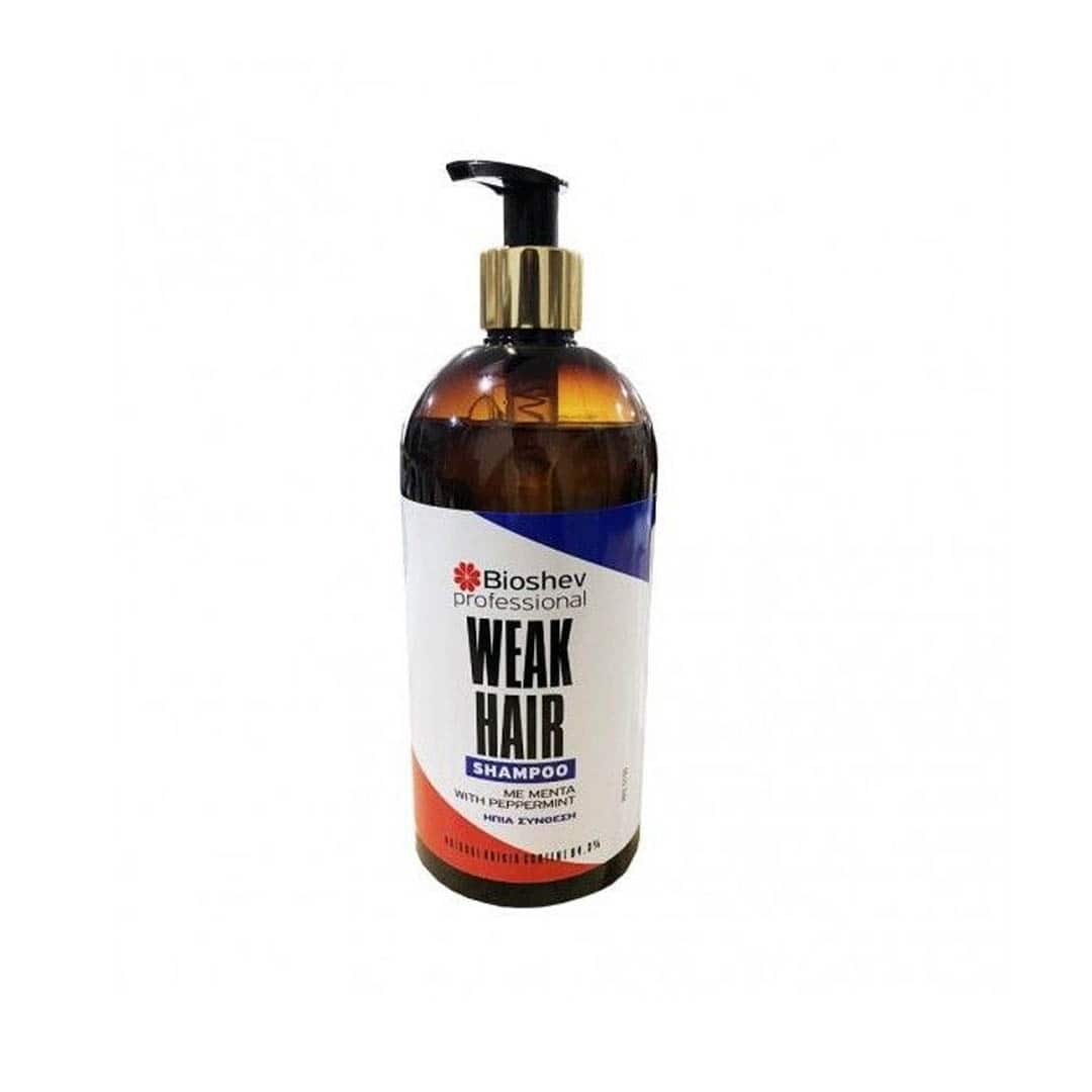 bioshev weak hair BIOSHEV PROFESSIONAL WEAK HAIR SHAMPOO 500ml - Image 1