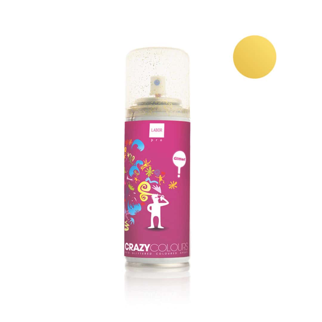 bAAA yellowglitter crazy color LABOR NEW CRAZY COLOR - GOLD GLITTER - Image 1