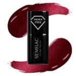 ΗΜΙΜOΝΙΜΟ ΒΕΡΝIΚΙ SEMILAC 467 RED CANDLE FLASH 7ml