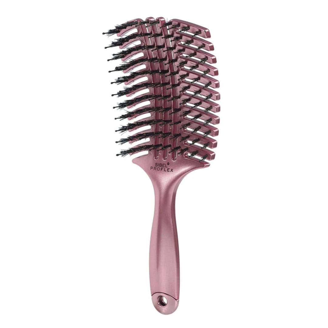 Proflex ROSE gold ΒΟΥΡΤΣΑ ΧΤΕΝΙΣΜΑΤΟΣ SIBEL ΕΠΑΓΓΕΛΜΑΤΙΚΗ ROSE GOLD (Proflex Brush) - Image 1