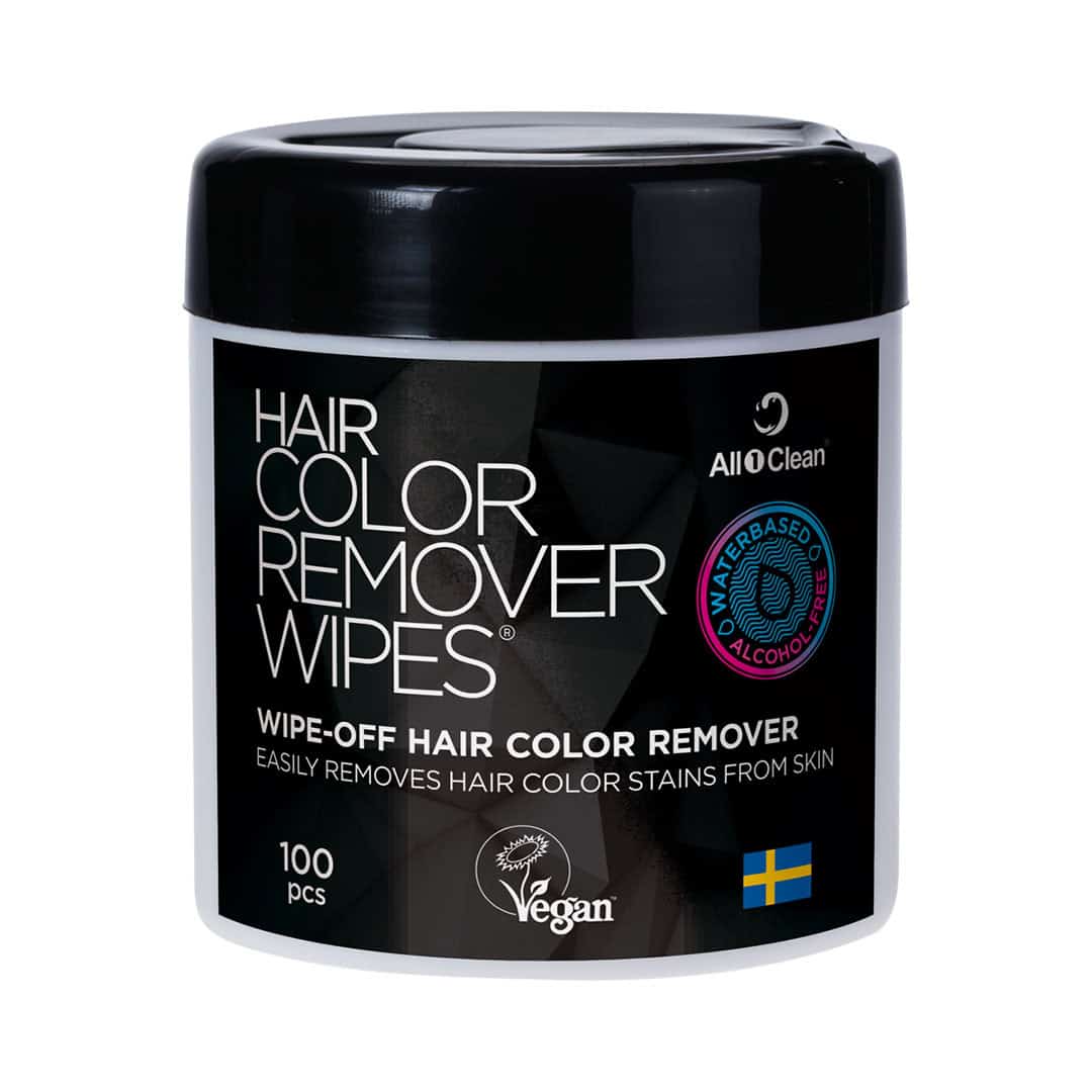 color stain wipes ΥΓΡΑ ΜΑΝΤΗΛΑΚΙΑ ΑΦΑΙΡΕΣΗΣ ΛΕΚΕΔΩΝ ΒΑΦΗΣ ALL1CLEAN 100τμχ. - Image 1