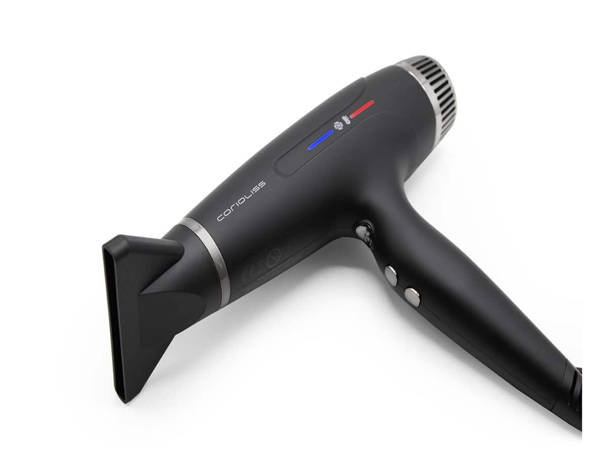 ΠΙΣΤΟΛΑΚΙ ΜΑΛΛΙΩΝ CORIOLISS TYPHOON BLACK CHROME 2400W πιστολάκι σεσουάρ μαλλιών Corioliss Typhoon Black Chrome 2400W