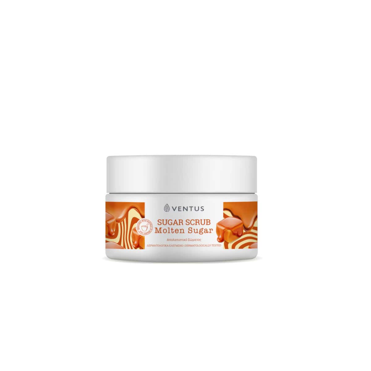 ΑΠΟΛΕΠΙΣΤΙΚΟ ΣΩΜΑΤΟΣ SUGAR SCRUB VENTUS MOLTEN SUGAR 250gr κρέμα απολέπισης απολεπιστικό σώματος IMEL sugar scrub κρύσταλλοι ζάχαρης ventus molten sugar 250gr