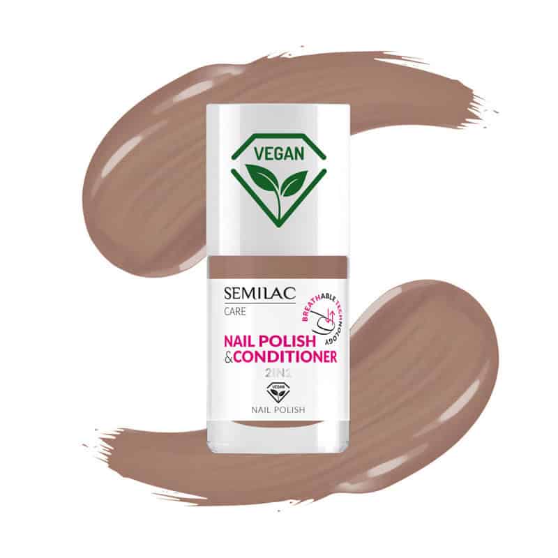 011 SEMILAC 2in1 BREATHABLE CLASSIC NAIL POLISH WITH CONDITIONER 7ml 011 χρωματιστό βερνίκι νυχιών με conditioner 7ml breathable 2in1 2 σε 1 Semilac