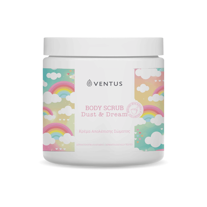 ΑΠΟΛΕΠΙΣΤΙΚΟ ΣΩΜΑΤΟΣ BODY SCRUB VENTUS DUST & DREAM 1000gr κρέμα απολέπισης απολεπιστικό σώματος IMEL body scrub βερίκοκο ventus dust & dream 1000gr