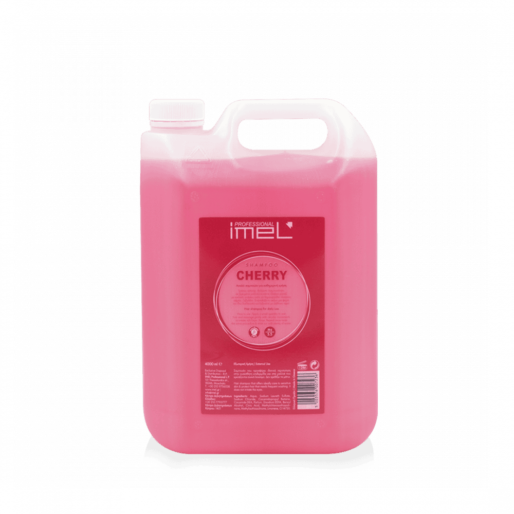 IMEL ΣΑΜΠΟΥΑΝ ΚΕΡΑΣΙ 4000ml απαλό σαμπουάν IMEL κεράσι 4000ml καθημερινή χρήση