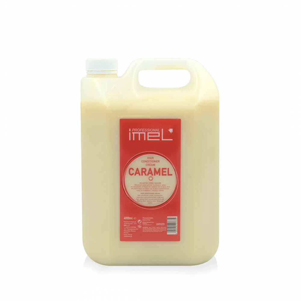 IMEL ΜΑΛΑΚΤΙΚΗ ΚΡΕΜΑ ΜΑΛΛΙΩΝ ΚΑΡΑΜΕΛΑ 4000ml μαλακτική κρέμα μαλλιών καραμέλα IMEL 4000ml
