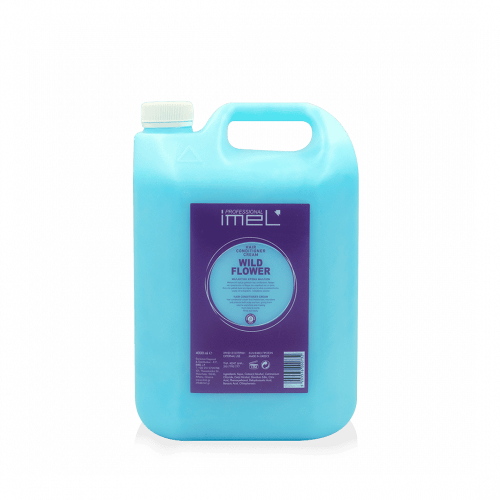 IMEL ΜΑΛΑΚΤΙΚΗ ΚΡΕΜΑ ΜΑΛΛΙΩΝ ΑΓΡΙΟΛΟΥΛΟΥΔΟ 4000ml μαλακτική κρέμα μαλλιών αγριολούλουδο IMEL 4000ml