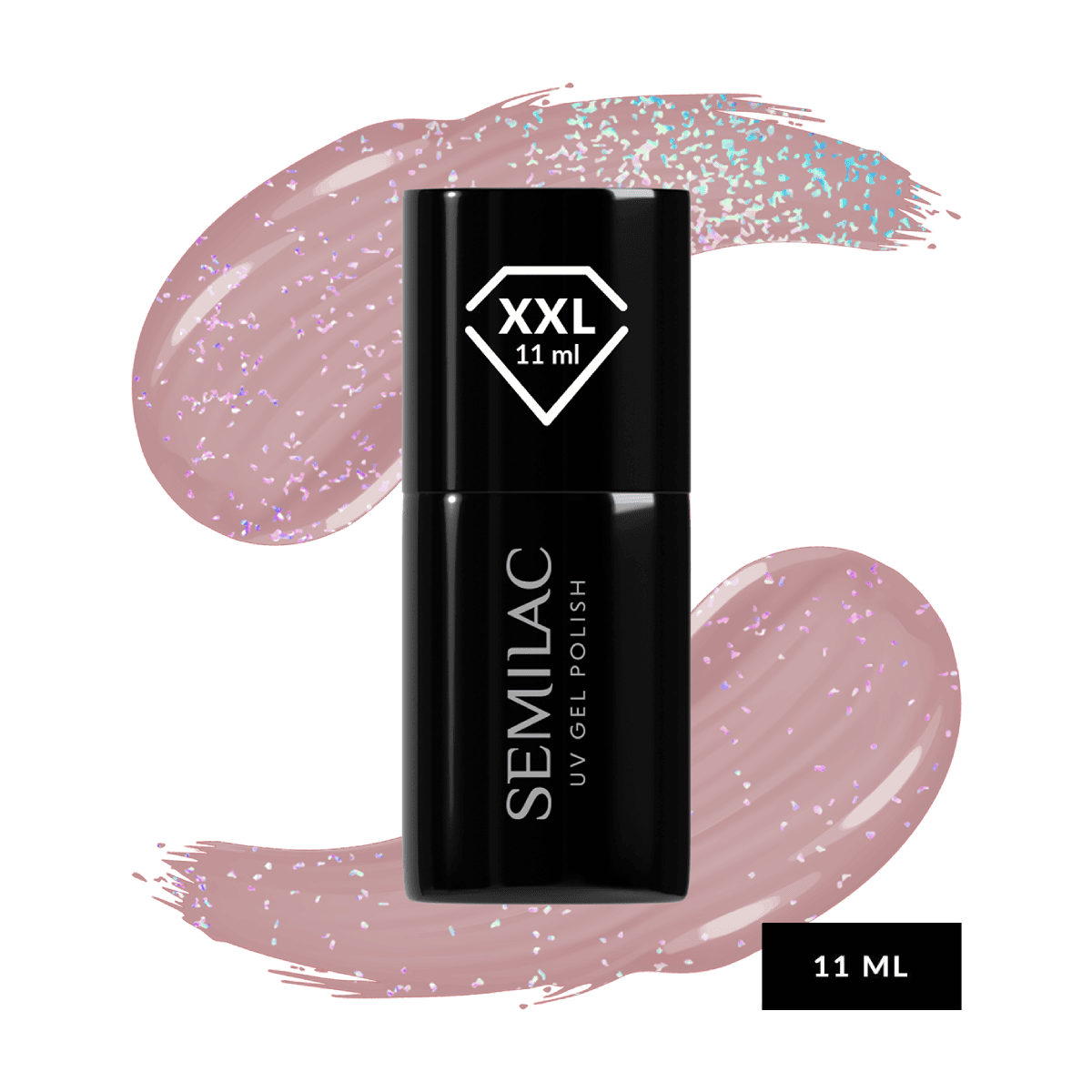 ΗΜΙΜOΝΙΜΟ ΒΕΡΝIΚΙ UV GEL SEMILAC 320 SHIMMER DUST BEIGE 11ml ημιμόνιμο χρωματιστό βερνίκι uv gel polish 320 shimmer dust beige Semilac